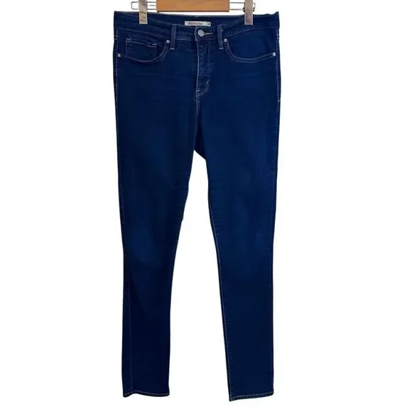 Levis 311 Shaping Skinny Dark Wash Jeans Size 30 - Picture 1 of 6